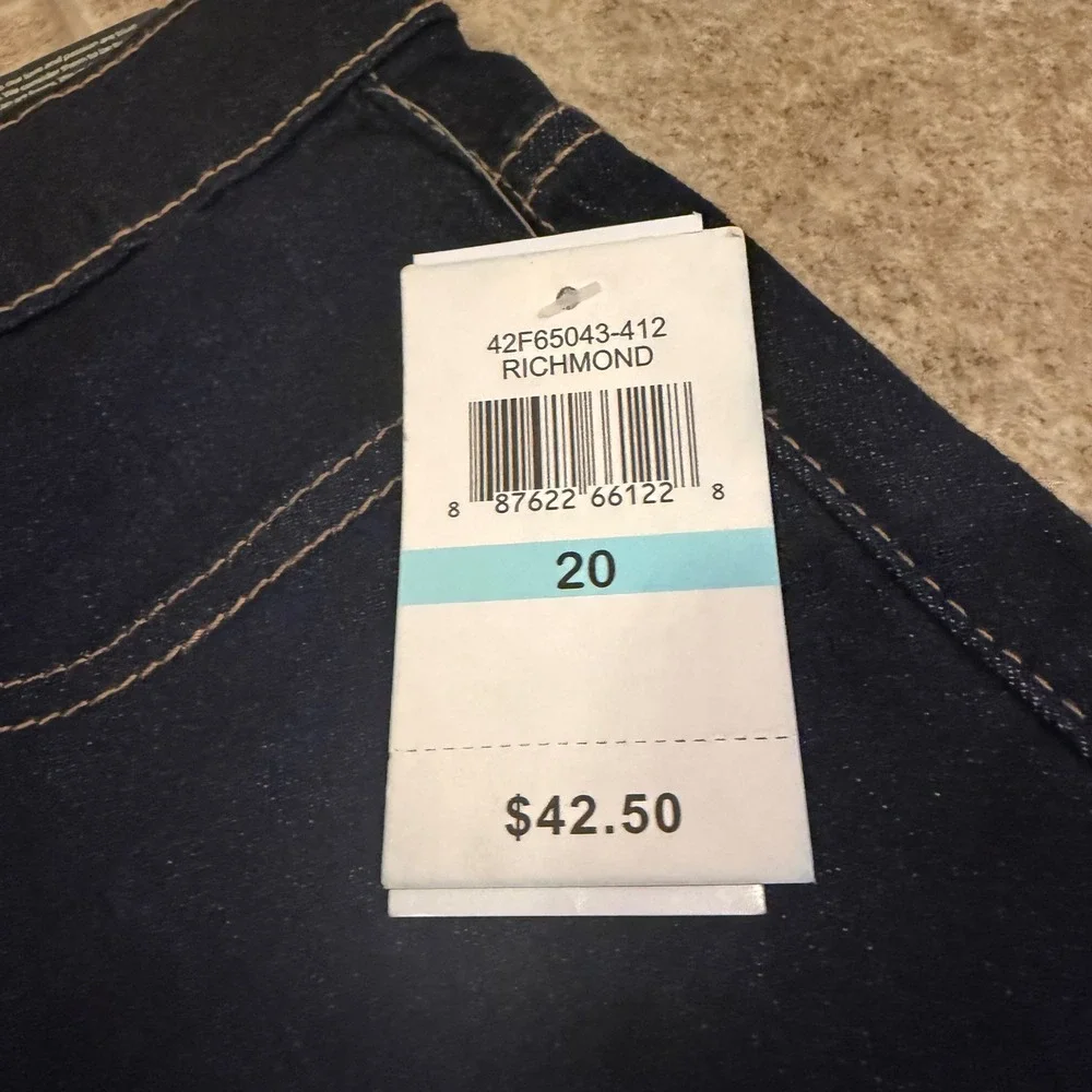 Lucky Brand Kids Classic Straight‎ Jeans Richmond Dark Wash Indigo Size 20